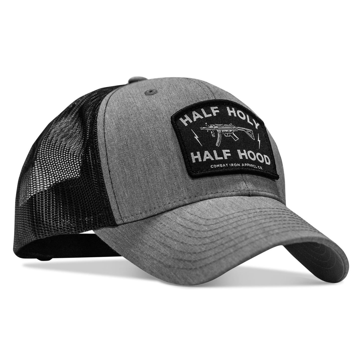 Half Holy. Half Hood. Patch Snapback Hat