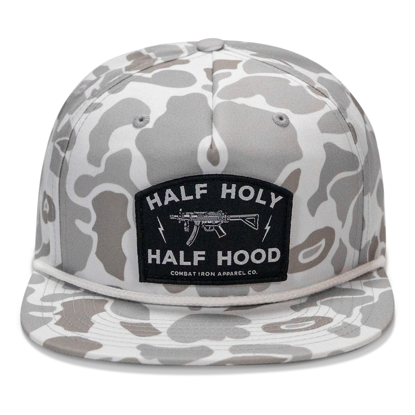 Half Holy. Half Hood. Flatbill Hat