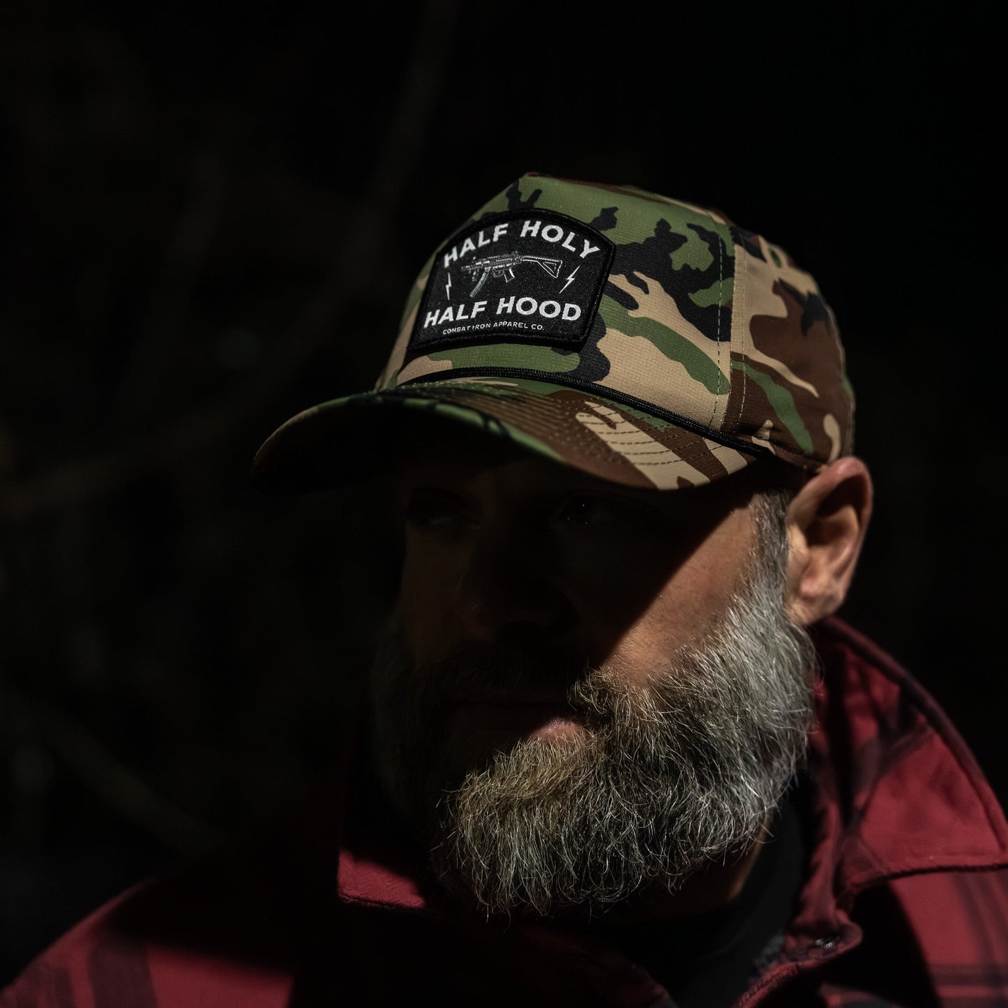 Half Holy. Half Hood. Patch Weekender Snapback