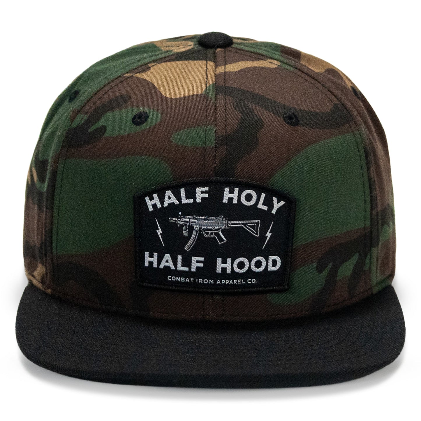 Half Holy. Half Hood. Flatbill Hat
