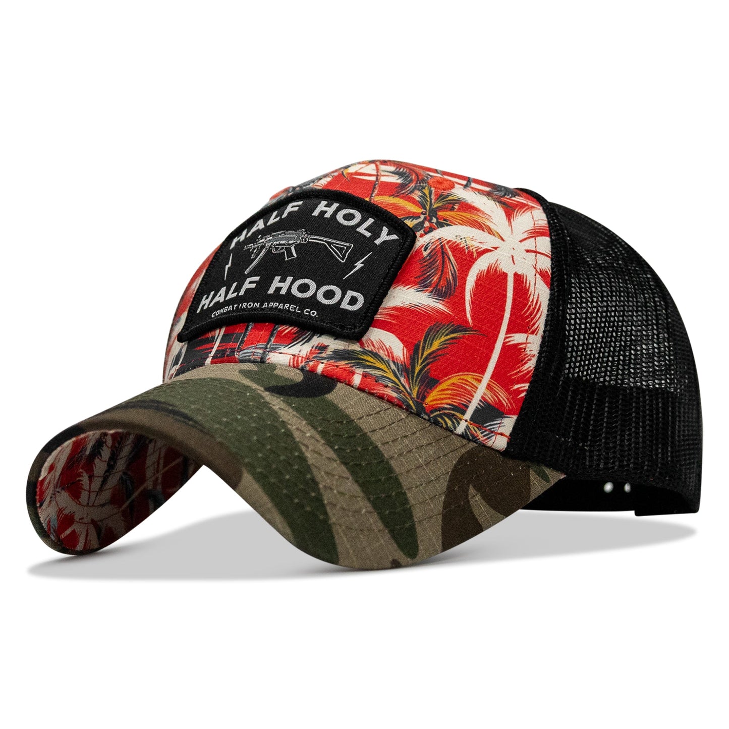 Half Holy. Half Hood Patch Original Ripstop Snapback Hat