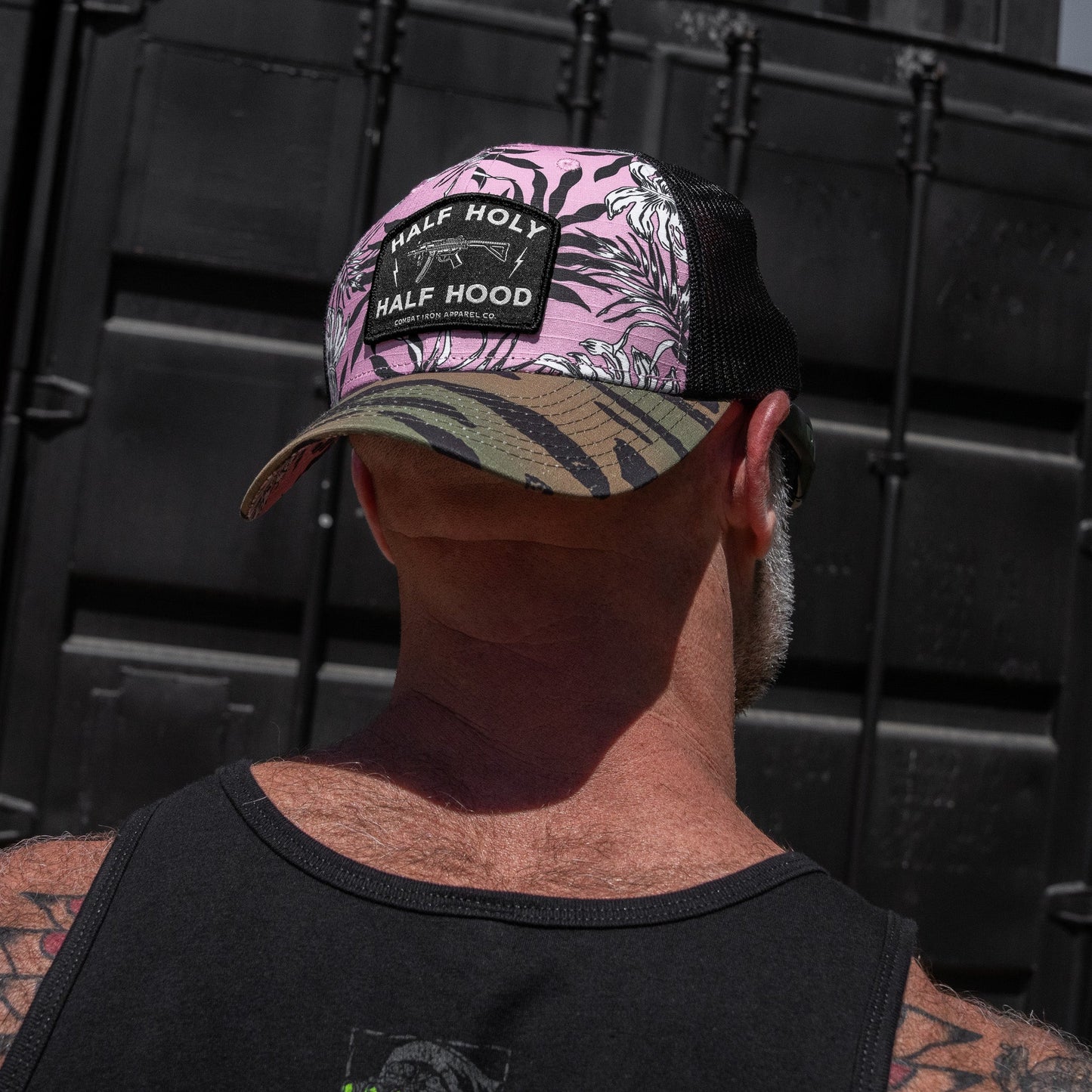 Half Holy. Half Hood Patch Original Ripstop Snapback Hat