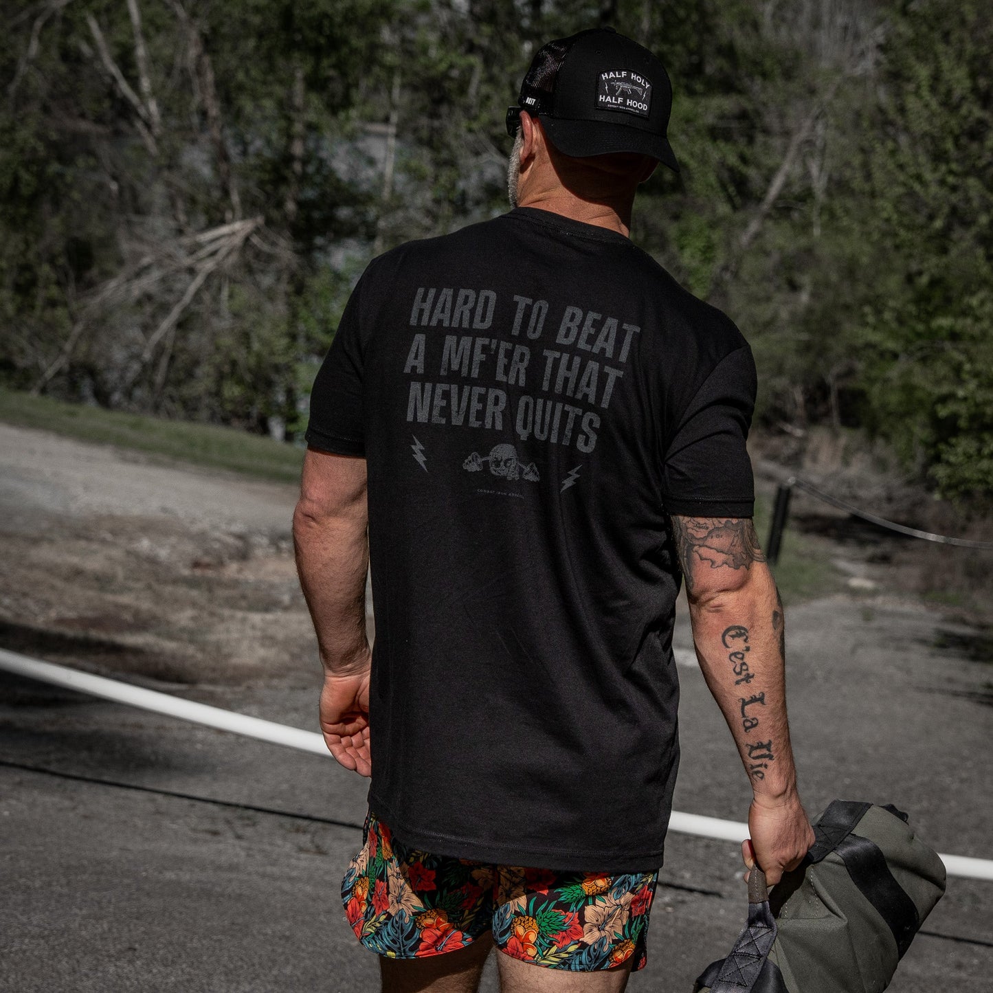 Hard To Beat A Mf'er That Never Quits Men's T-Shirt