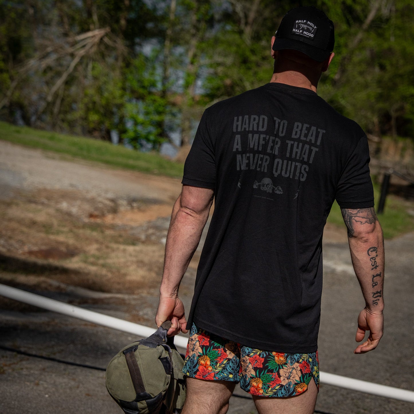 Hard To Beat A Mf'er That Never Quits Men's T-Shirt