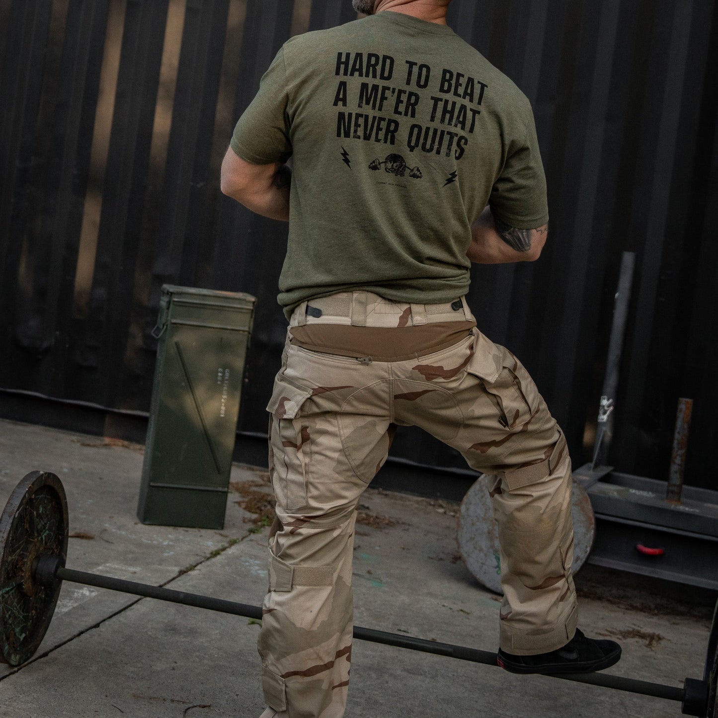 Hard To Beat A Mf'er That Never Quits Men's T-Shirt