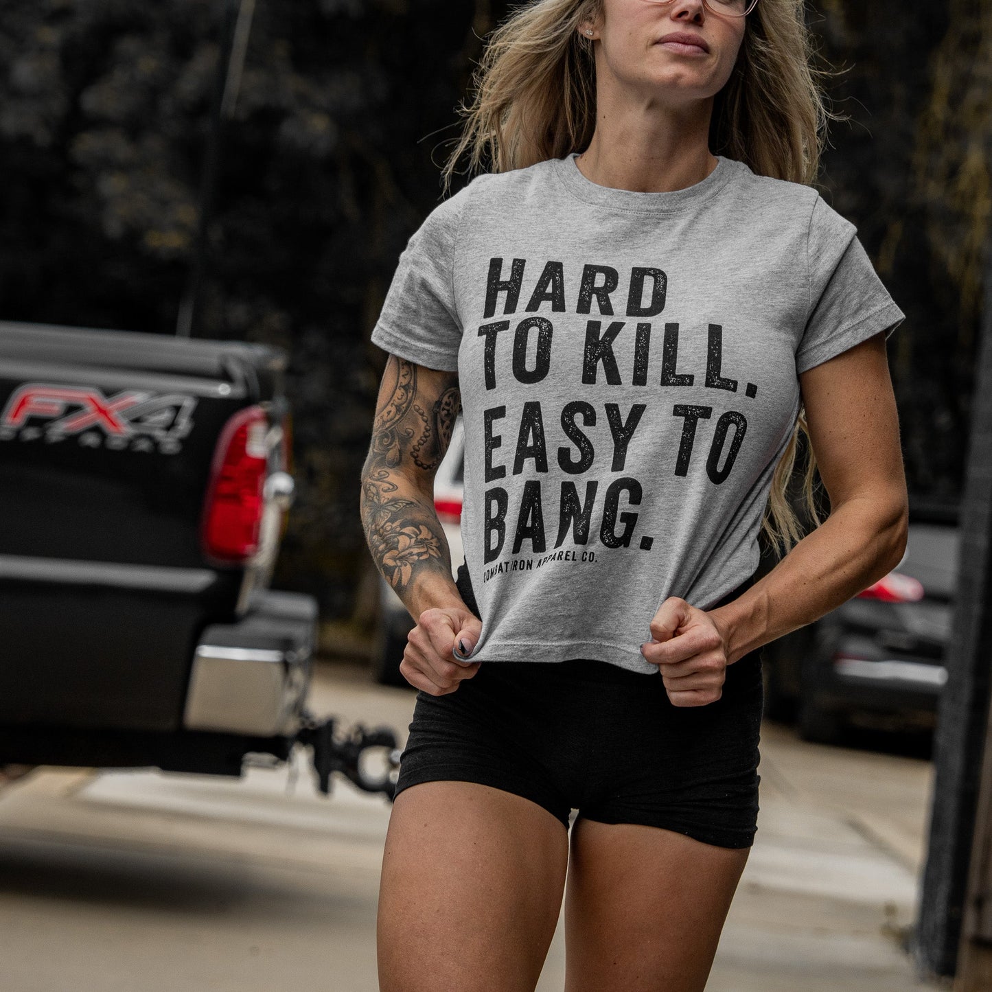 Hard To Kill. Easy To Bang. Women's Flowy T-Shirt