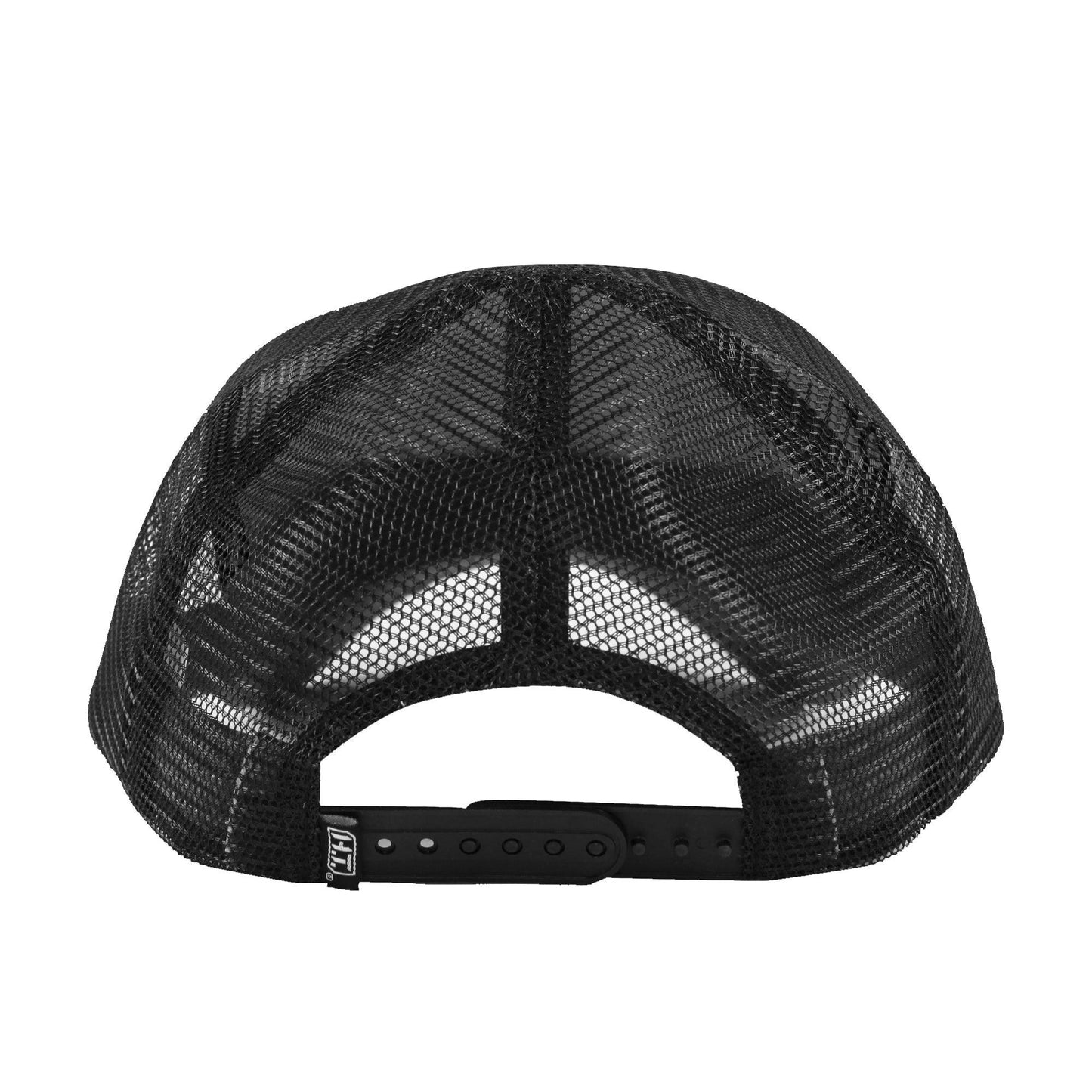 American Flag/HT Leather Logo-Trucker Mesh