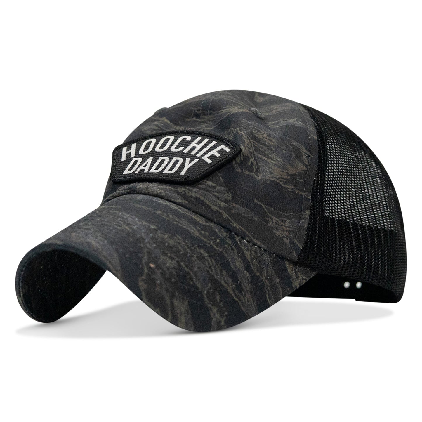 Hoochie Daddy Arched Patch Tactical Ripstop Mesh Snapback Hat