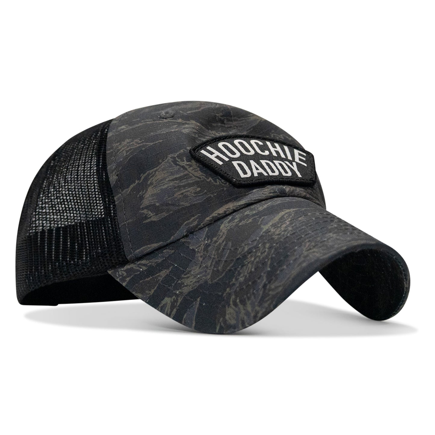 Hoochie Daddy Arched Patch Tactical Ripstop Mesh Snapback Hat
