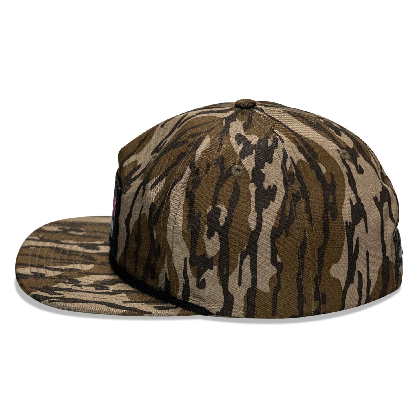 Retro Hoochie Daddy Script Patch Flatbill Snapback Hat