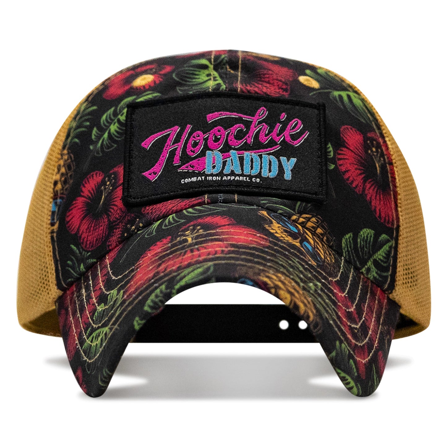 Hoochie Daddy Retro Script Patch Ripstop Tactical Mesh Snapback Hat
