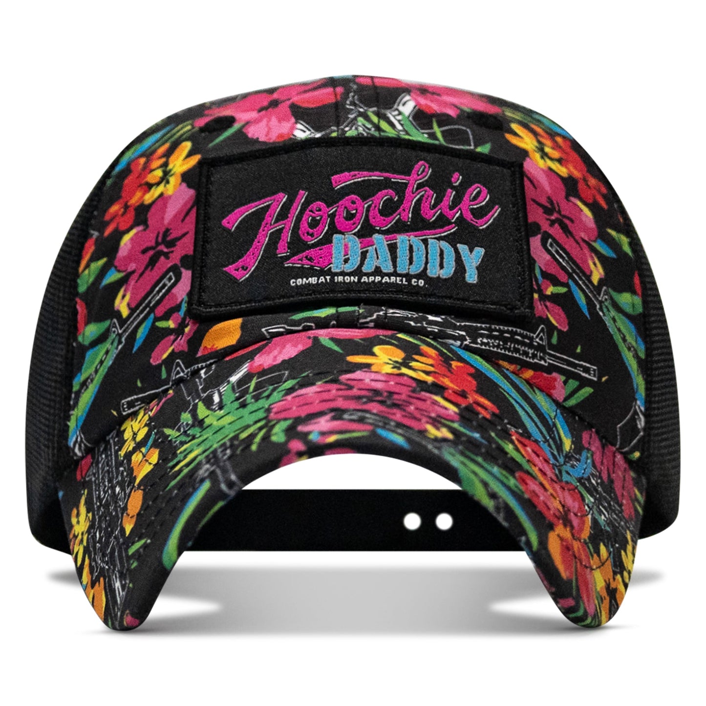 Hoochie Daddy Retro Script Patch Ripstop Tactical Mesh Snapback Hat