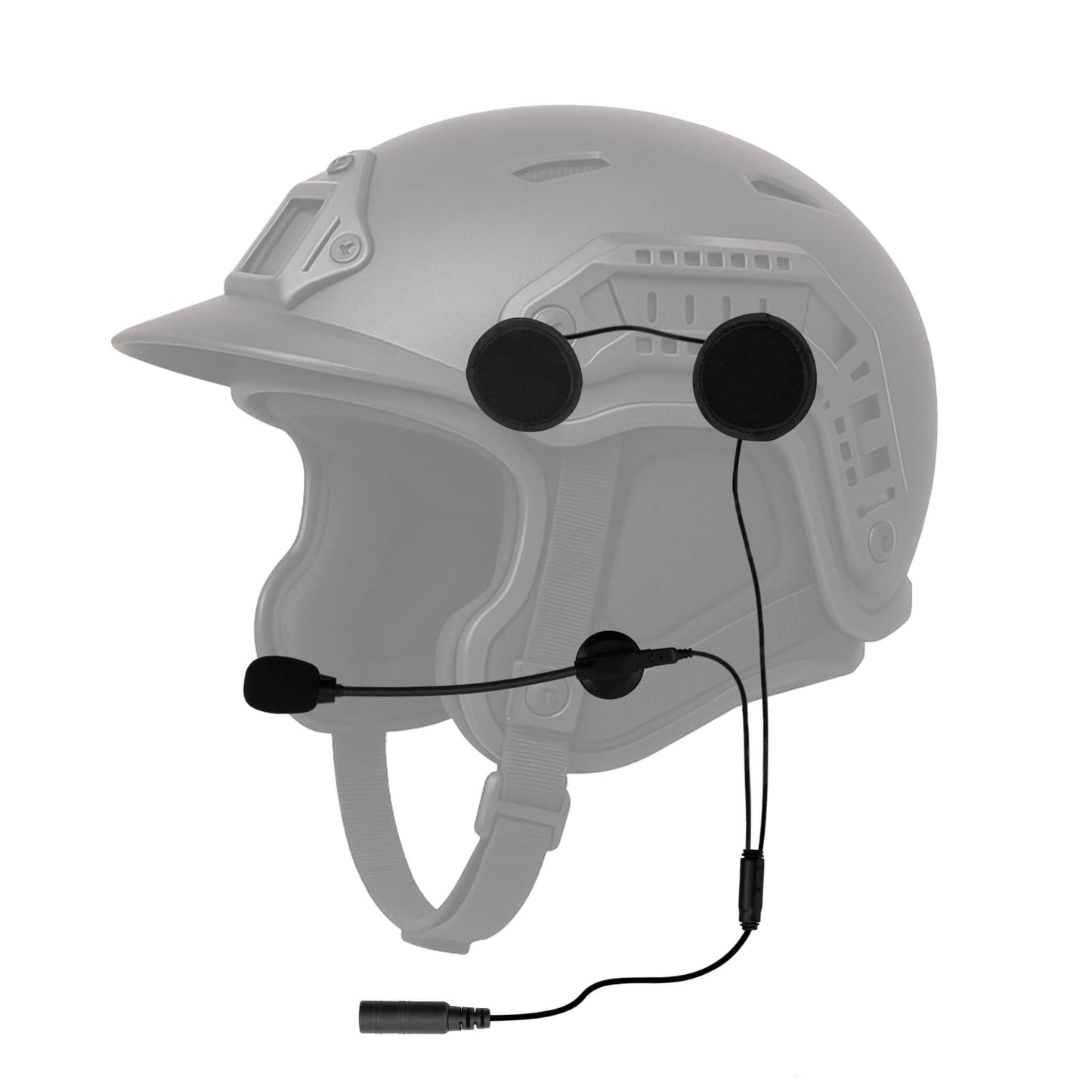 In Helmet & Push To Talk Kit - Quick Disconnect (Hirose): All Kenwood Multi-Pin TK & NX Series