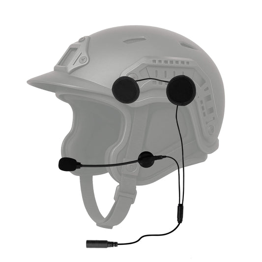 In Helmet & Push To Talk Kit - Quick Disconnect (Hirose): All Kenwood Multi-Pin TK & NX Series
