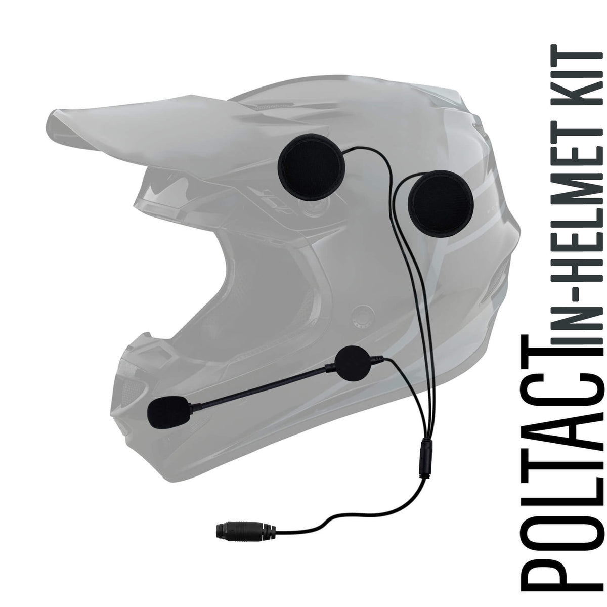In Helmet & Push To Talk Kit - Quick Disconnect (Hirose): Harris/Tait TP3000/7110/7100/8000/9000 Series