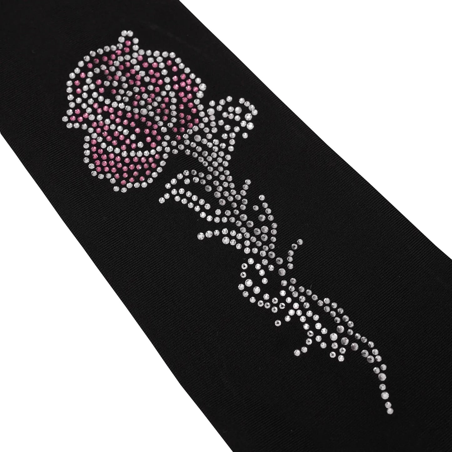 HRT-505 Sorelle Women's 10-Inch Rhinestone Rose Hair Tube