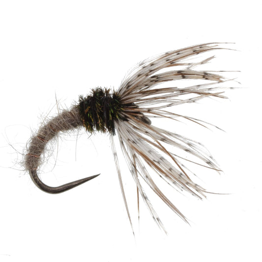 Hares Ear Sakasa Kebari - 6 Tenkara Flies - Size 14