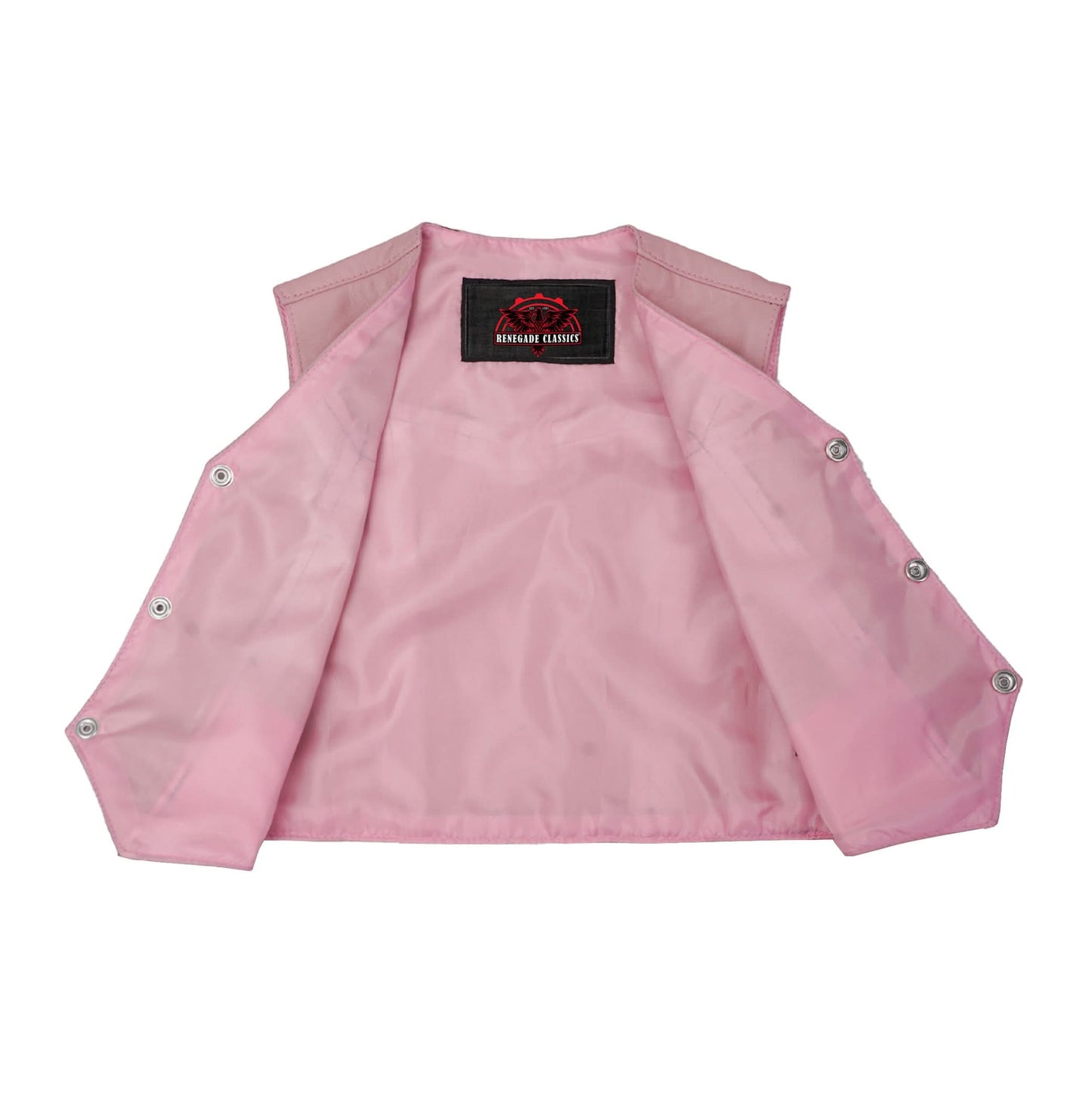 Petal Prowler Kid’s Leather Vest