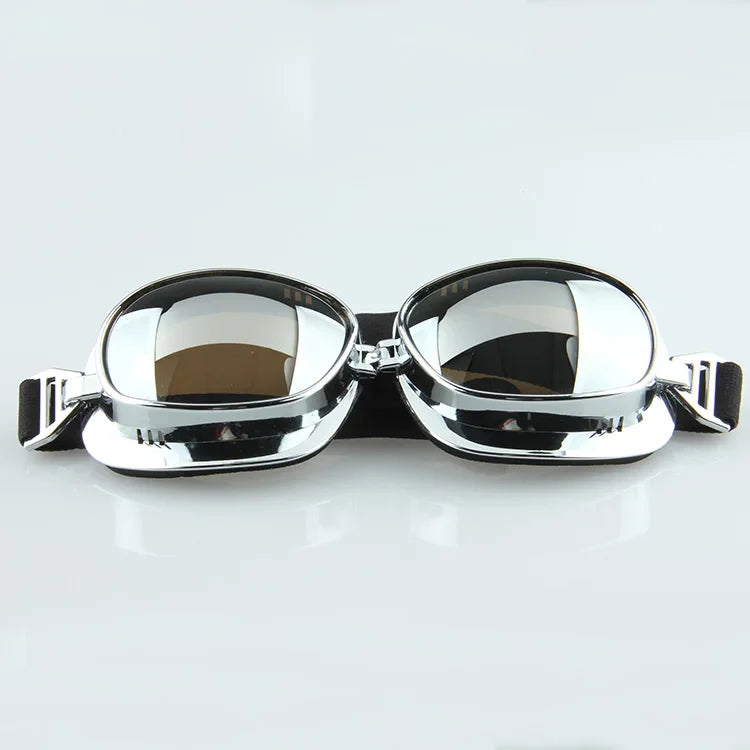 Motorcycle Goggles Vintage Windproof UV Protection for Harley