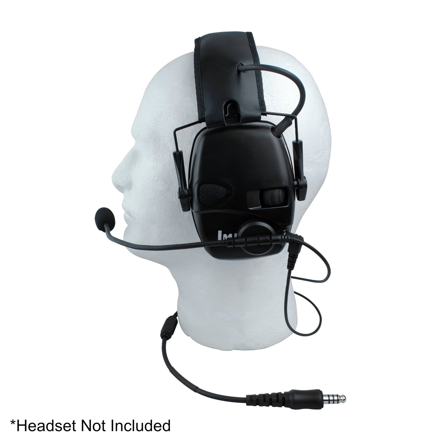 Boom Mic Kit w/ Ear Pro Input Cable & Nexus Connector - NATO Wired(Low Impedance), for Hearing Protection(Ear Pro) Headsets
