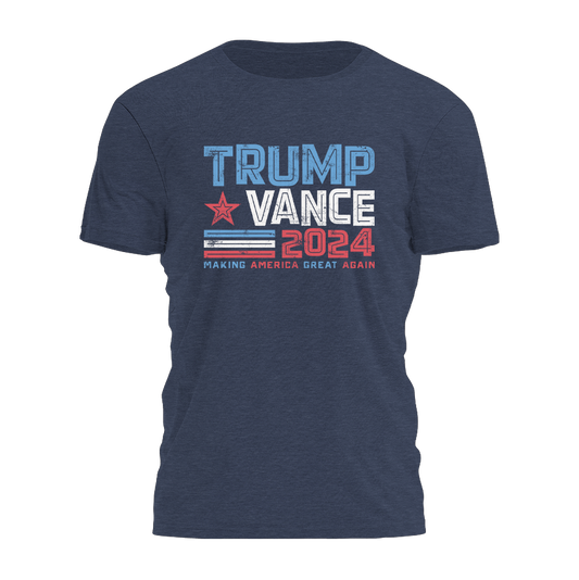 Trump Vance 2024 - Patriotic Tee - 2839