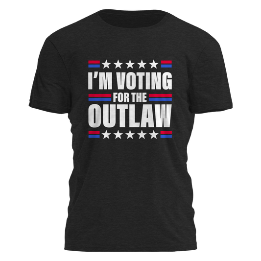 I'm Voting For The Outlaw Tee - 2484