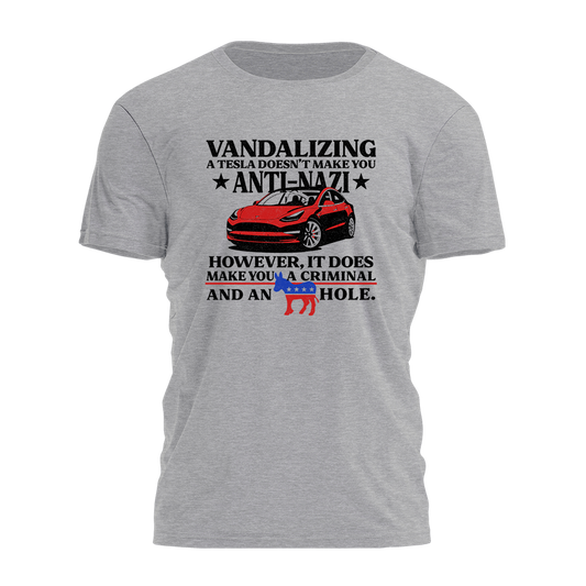 Vandalizing A Tesla Tee - 3692