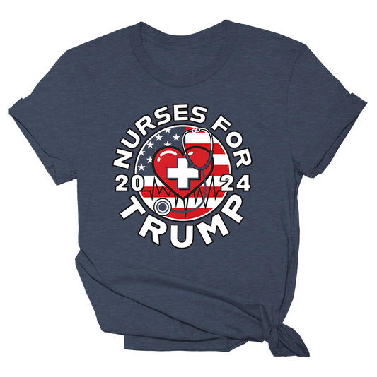 Nurses for Trump 2024 Tee - 2302