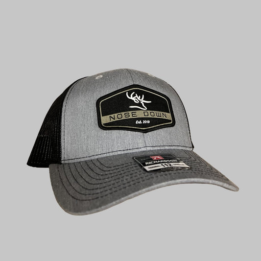 Black Hex Woven Trucker