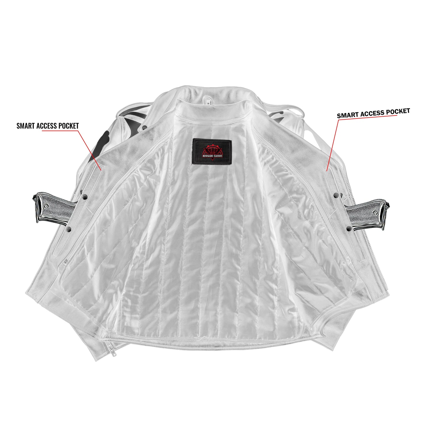 SkullBone Men’s MC Bone Jacket