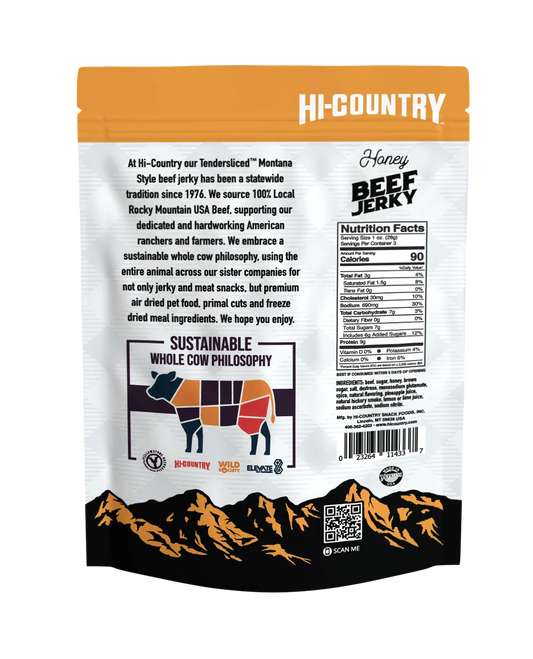 Honey Infused Beef Jerky