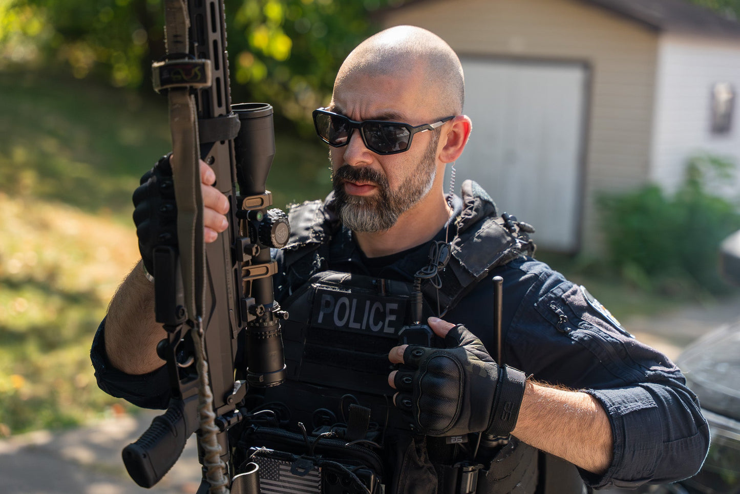 Tactical Mic / Invisible Tubeless Earpiece / TP-120/U174 Connector Kit - NATO Wired, No PTT Adapter