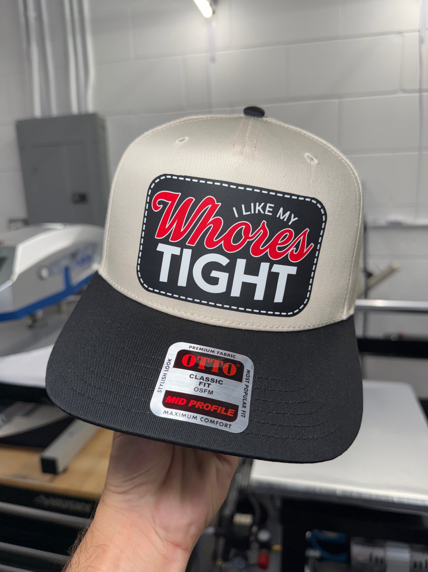 I Like My Whores Tight | Canvas Snapback