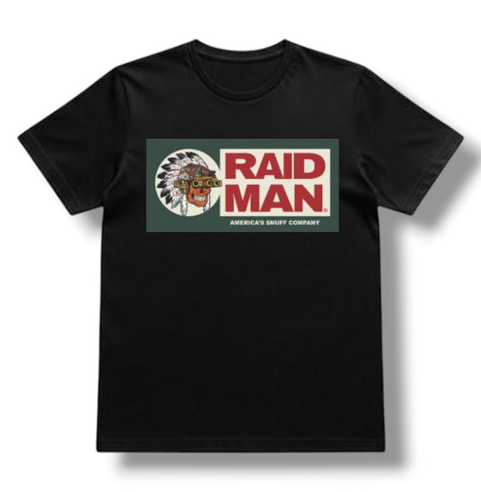 RAID MAN TEE (BLACK)