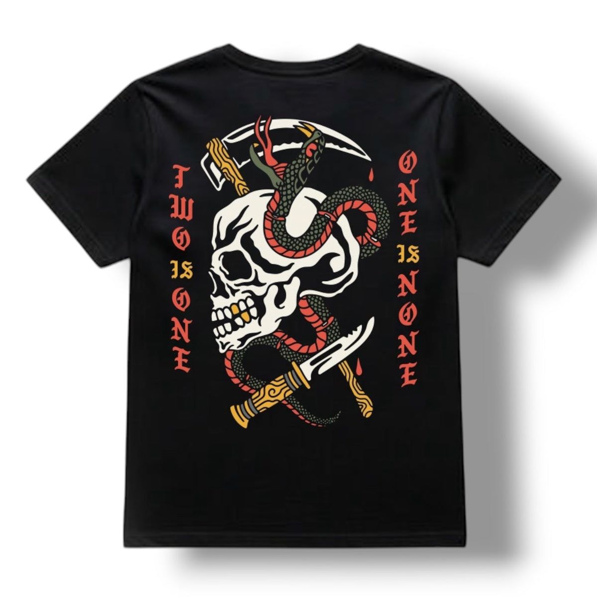 ONE IS NONE TEE (BLACK FULL COLOR)