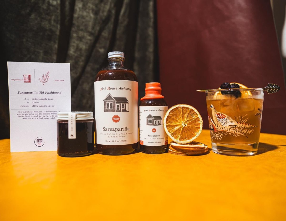 Sarsaparilla Simple Syrup by Pink House Alchemy