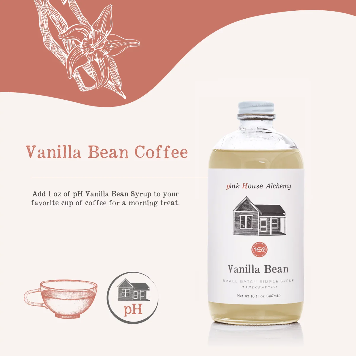 Vanilla Bean Simple Syrup by Pink House Alchemy