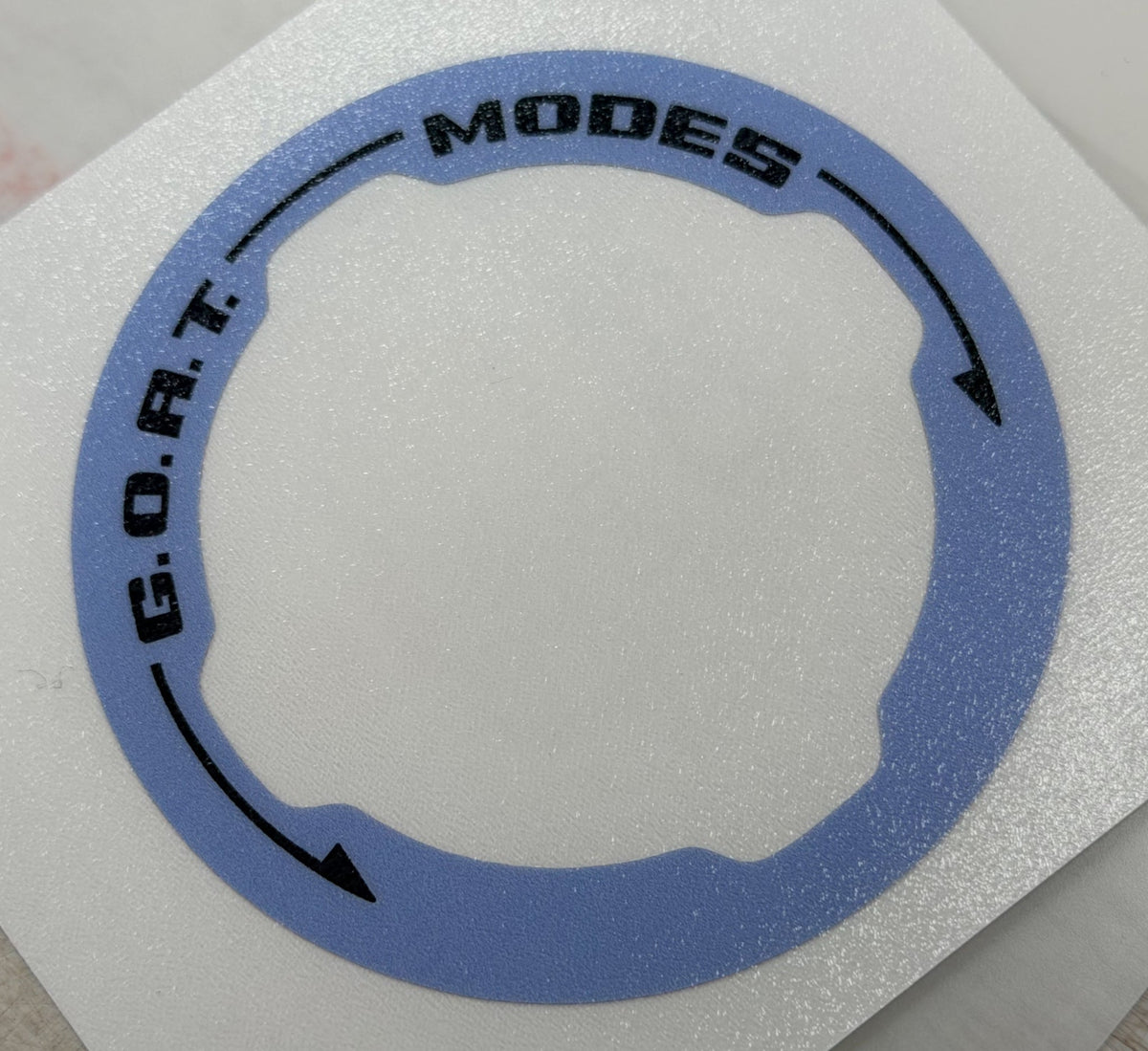 GOAT Mode Dial Ring Overlay V2 - 2021+ Bronco