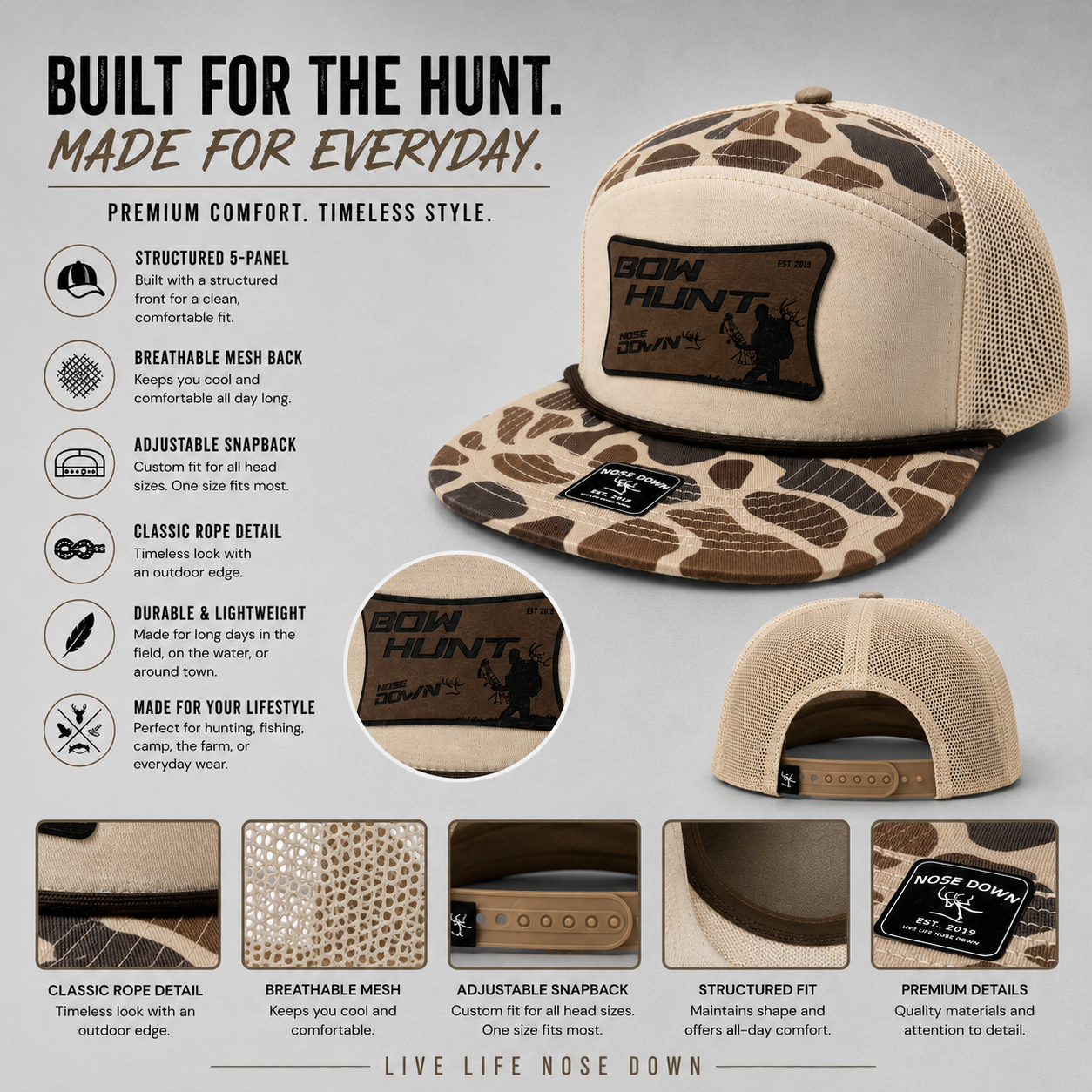 Back Pack BowHunter 7 Panel