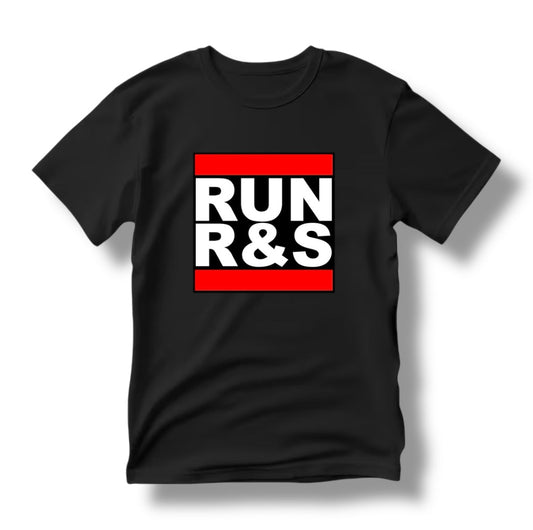 RUN R&S TEE (BLACK)