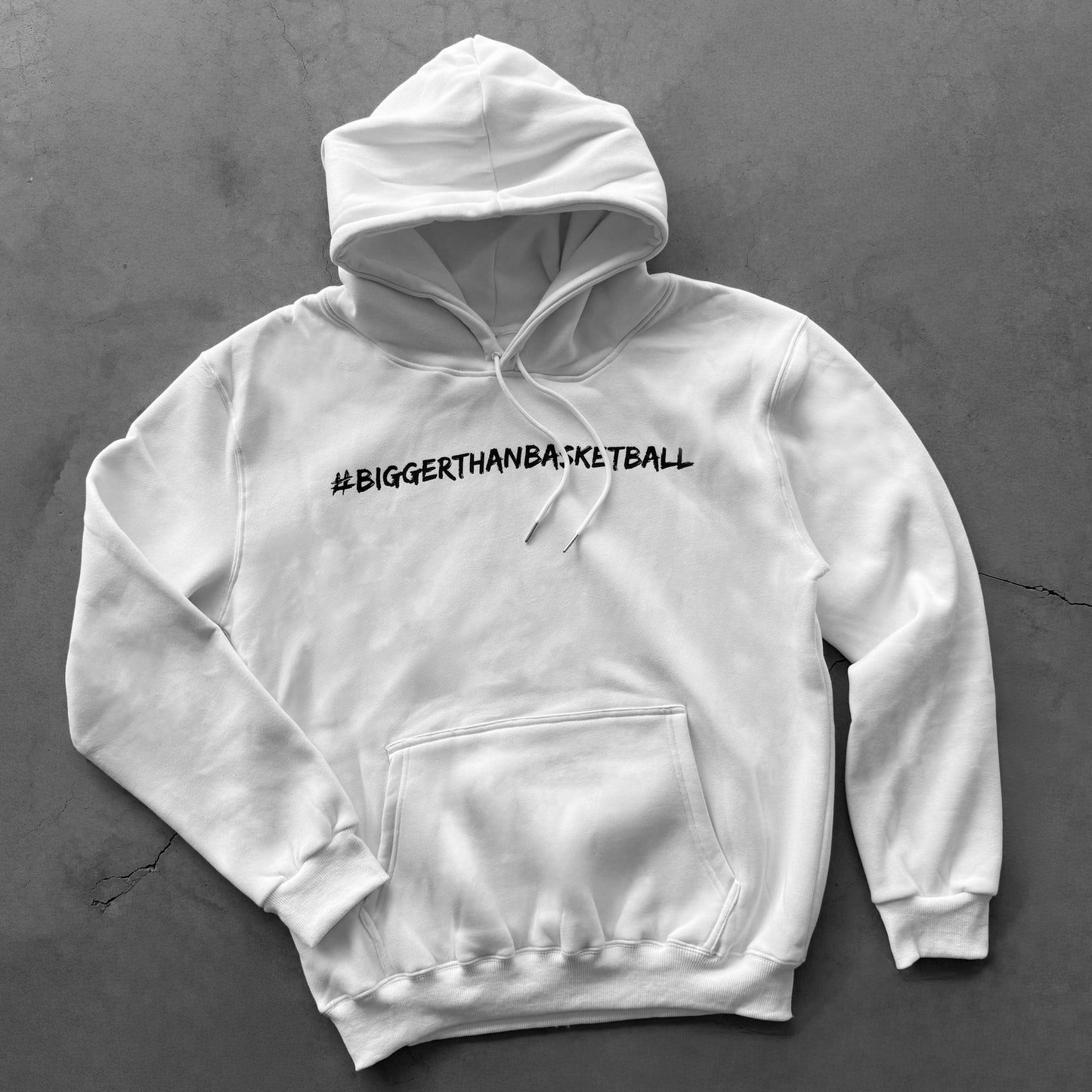 Bigger Than Basketball - Hoodie - White