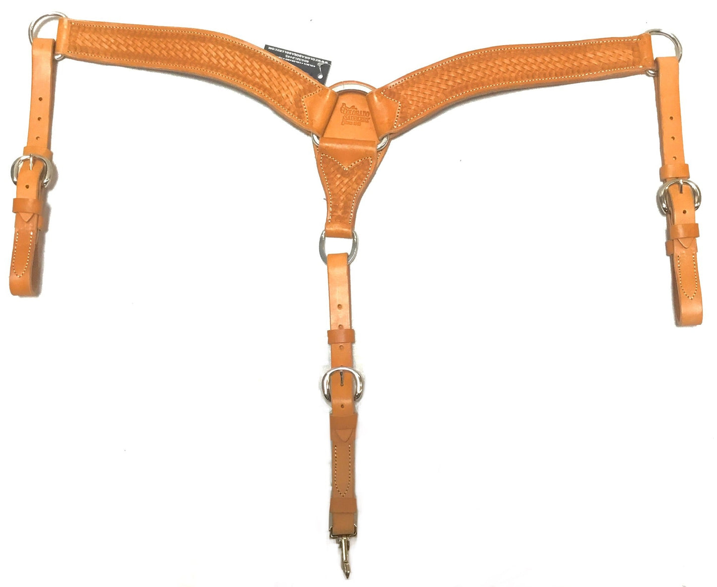 All-Around Breast Collar - Basket Stamped