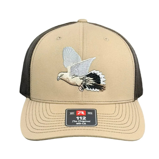 112 Khaki / Coffee Morning Dove Trucker