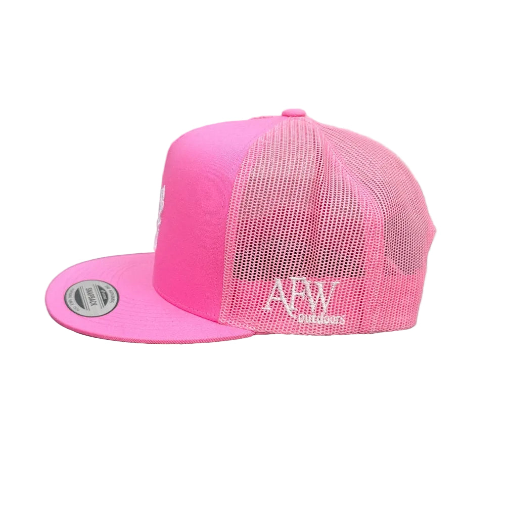 Pink Puff Buck Trucker