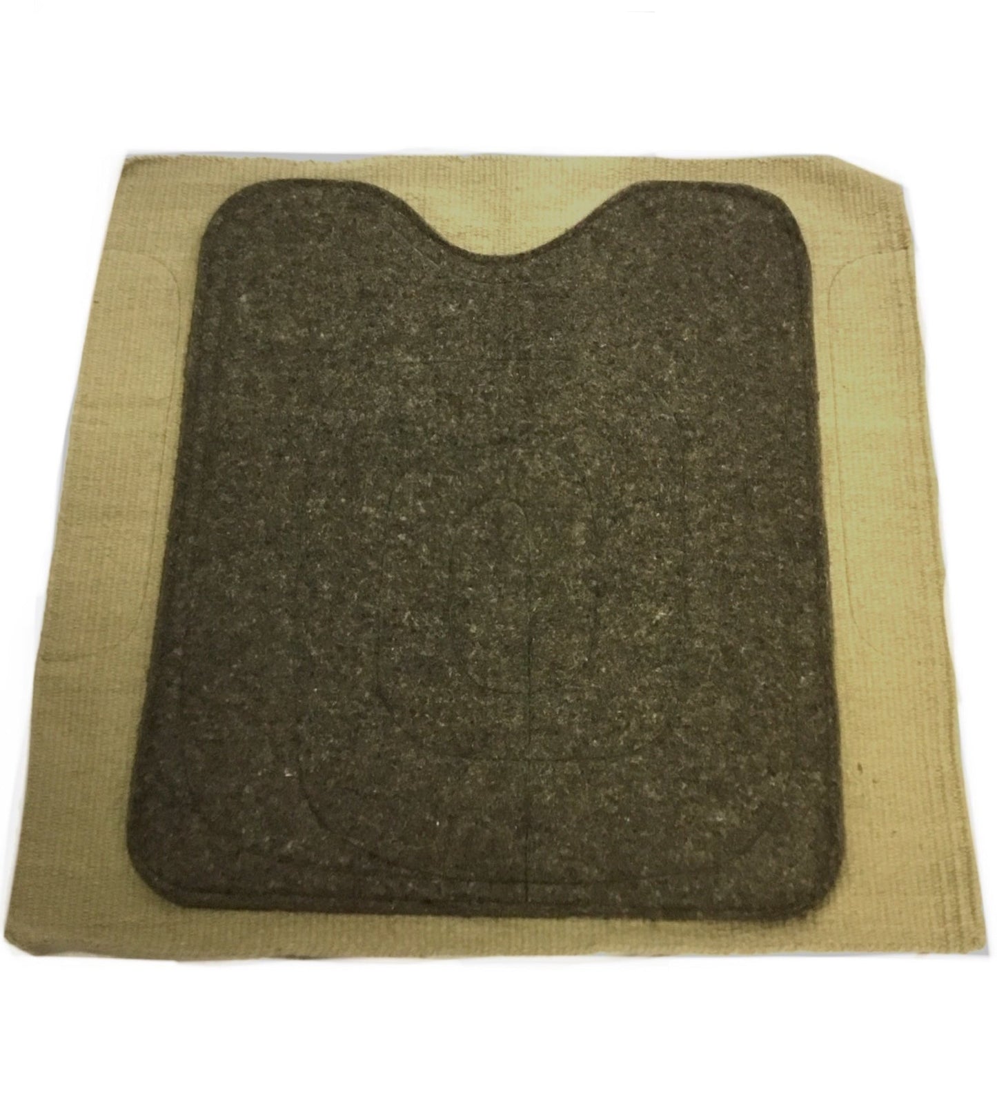 Woven Top Saddle Pads with 100% Wool