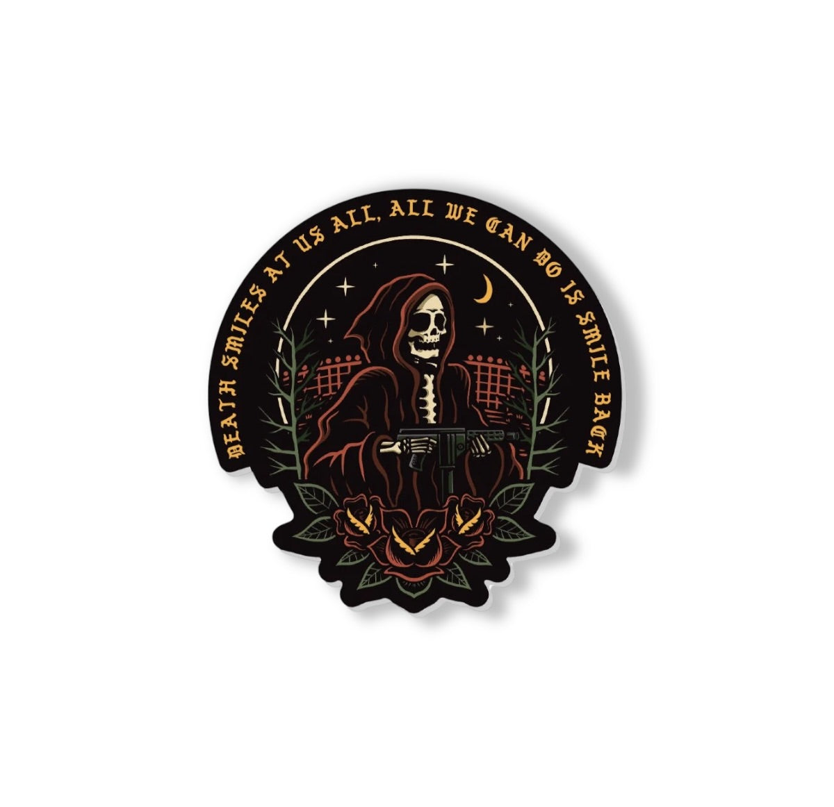 Smile Back Sticker