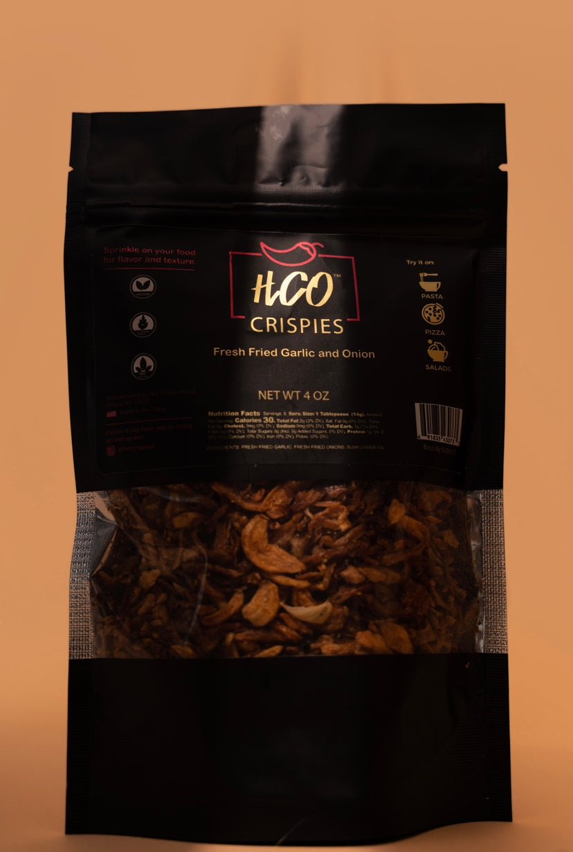 HCO Crispies- Crispy Fried Garlic and Onion Topping