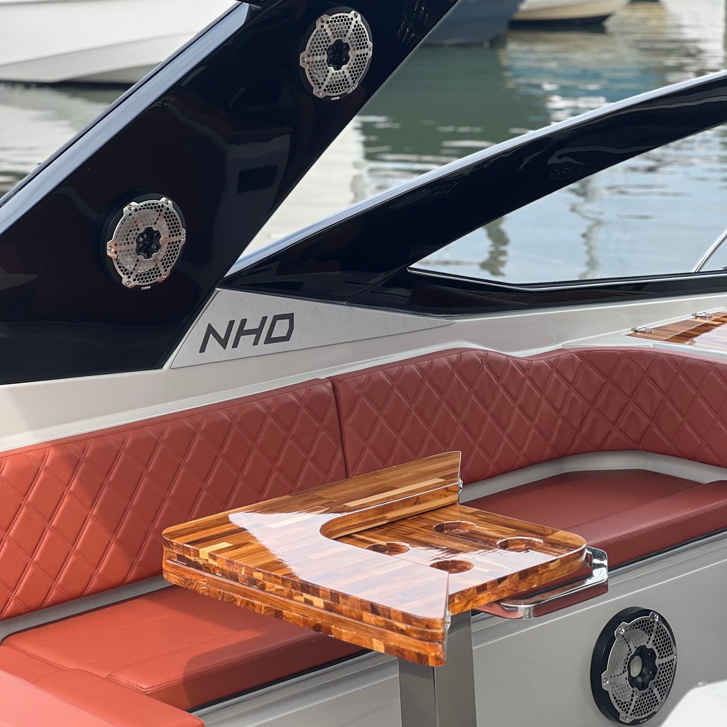 NXL 6.5" 2-Way Coaxial Marine Speaker with RGB LED Lights 100 Watts Rms 4-Ohm