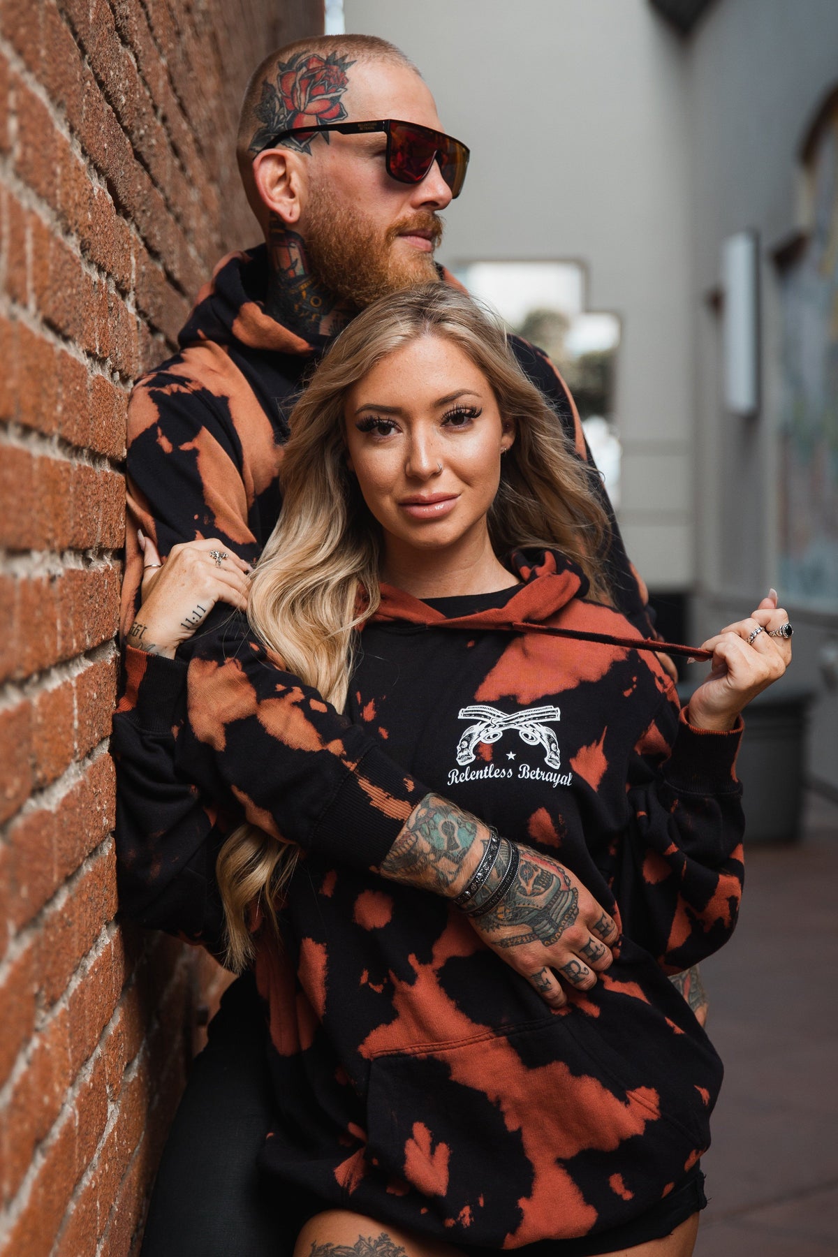 No Prey, No Pay Bleach Wash Hoodie