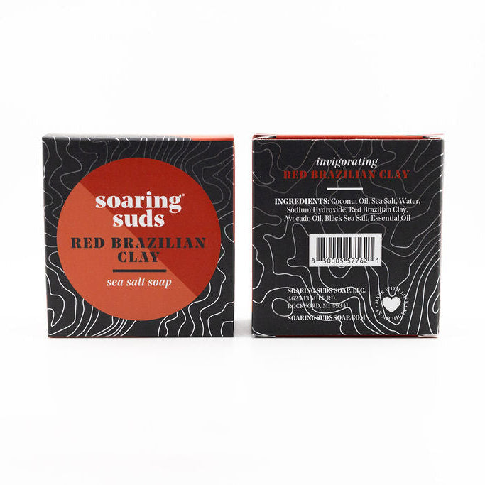 Red Brazilian Clay Sea Salt Spa Bar
